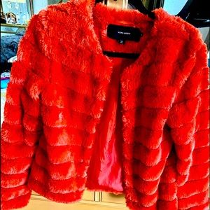 Velvet like material jacket